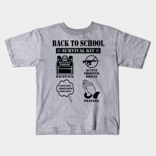 Back to School Survival Kit Kids T-Shirt